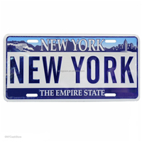 Plaques d'immatriculation en aluminium souvenir des États-Unis - Conception personnalisée personnalisée, respectueuse de l'environnement, sans nickel, estampage