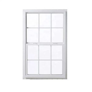 Mỹ phong cách sang trọng PVC với Glass Bảng điều chỉnh Đôi Treo Cửa Sổ dọc cửa sổ trượt - Product Image 6