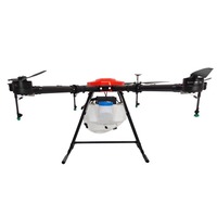 Châssis de drone agricole 6 axes 16L en fibre de carbone, plateforme UAV personnalisable OEM, kit de châssis multirotor pour l'agriculture