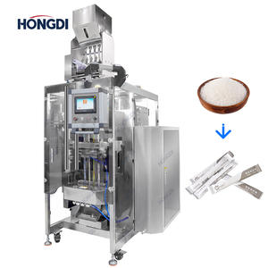 Máquina Automática de Llenado y Sellado Trasero de Cuatro Carriles para Granulados, con Empaque de Película Plástica, para Azúcar, Sal, Arroz y Semillas - Product Image 2