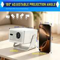 HY320Max 400 ANSI Lumens 1080P Android 14 Smart Portable Home Business 40-120" Correction trapézoïdale Stéréo HIFI pour 5.4