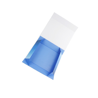 Boîte cadeau en papier rigide pour cosmétiques, vêtements, emballages de mariage, avec impression brillante personnalisée, logo de luxe, fermeture magnétique pliable