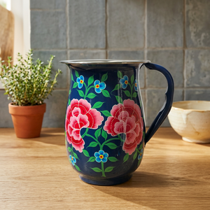 Carafe à eau en acier inoxydable à double paroi, impression par sublimation - Artisanat indien - Product Image 2