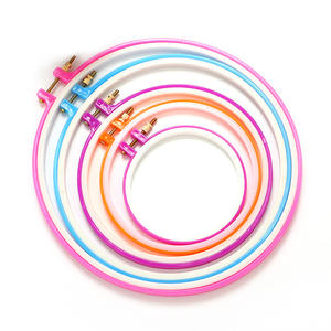 Aros de bordado, anillo de aro de punto de cruz de círculo de plástico de 3,4 pulgadas a 10,2 pulgadas - Product Image 2