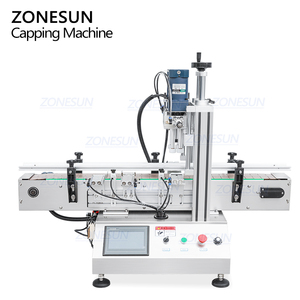 ZONESUN ZS-XG1860 Máquina Tapadora Automática de Escritorio para Botellas Redondas de Plástico, Tapadora de Rosca para Botellas de Vidrio de Bebidas y Agua - Product Image 6