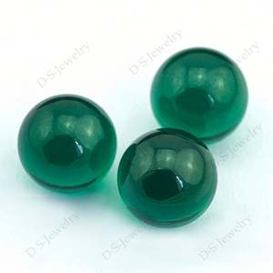 Nanosital turmalina Paraiba verde/morganita rosa oscuro redondo cuentas transparentes al por mayor - Product Image 3