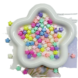 Série de macarons amusants pour enfants Matériel de bricolage perlé Conception à la main pour étui de téléphone portable et cadre photo Perles en vrac acryliques - Product Image 1