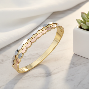 กำไลสามโทนสแตนเลสแฟชั่น - Product Image 3