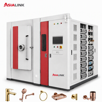 Machine de revêtement sous vide PVD multi-ions à arc automatique AsiaLink pour raccords sanitaires en laiton et quincaillerie décorative métallique