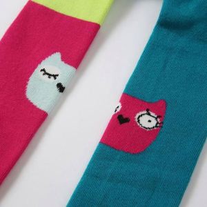 Nouvelles collants en coton pour filles, motif personnalisé hiboux et animaux, bas de collant pour enfants, collants motif <span class=keywords><strong>canard</strong></span> mandarin - Product Image 2