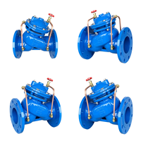 Vanne de commande hydraulique JD745X - Vanne de pompe à eau multifonctionnelle en fonte sphéroïdale, vanne de retenue à fermeture lente