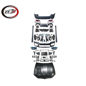 CZJF nuevo exterior completo parachoques trasero delantero difusor falda lateral kit de carrocería ancha para BMW 5 G30 G38 actualizaciones <span class=keywords><strong>M5</strong></span> F90 LGI 2021 <span class=keywords><strong>2022</strong></span> - Product Image 1