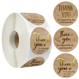 Pegatinas adhesivas de agradecimiento personalizadas Impresión de <span class=keywords><strong>etiquetas</strong></span> <span class=keywords><strong>Gracias</strong></span> <span class=keywords><strong>por</strong></span> su <span class=keywords><strong>compra</strong></span> Pegatinas - Product Image 3