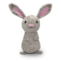 Jouet en peluche interactif de luxe à mâcher professionnel pour chien et lapin en forme d'animal