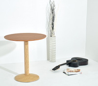 Table basse d'extérieur en fer, design moderne et minimaliste, noire, sur pied unique, pour jardin, balcon, café, terrasse, salle à manger, meubles d'extérieur