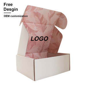 卸売カスタム印刷段ボールエクスプレスギフトクラフト包装メーラー段ボール配送ボックスロゴ付き - Product Image 3