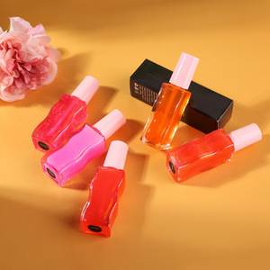 น้ำมันบำรุงริมฝีปากเปลี่ยนสีอะโวคาโด MLM แบบกำหนดเอง ขวดแก้วลายคลื่นเปลี่ยนสีตามอุณหภูมิ กลิ่นผลไม้ บำรุงริมฝีปากชุ่มชื้น สำหรับคนทานวีแกน - Product Image 4