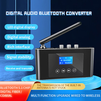 Convertisseur audio numérique-analogique T38 DAC, adaptateur Bluetooth, optique SPDIF Toslink, disque USB vers RCA, amplificateur Jack 3,5 mm