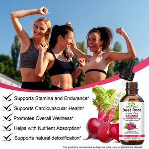 빠른 배송 고효능 비트 뿌리 방울 보충제 남성용 천연 채식 비트 뿌리 추출물 경구 액체 여성 간 지원 - Product Image 5