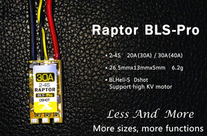 RushFPV 20A 2-4S Raptor BLS Pro DShot Brushless ESC สำหรับโดรน FPV - Product Image 6