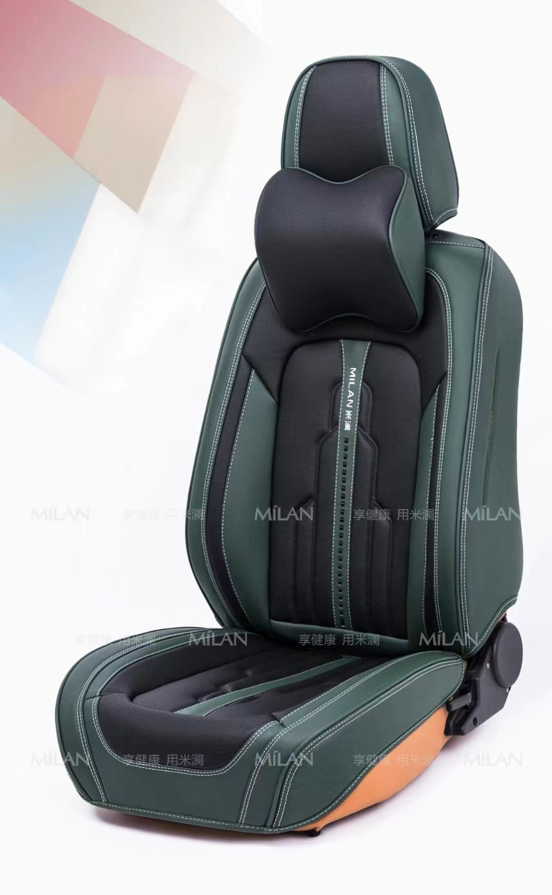 สีเขียวดำ