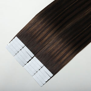 Extension Adesive Ombré Premium all'Ingrosso, Balayage a Doppio Spessore, Capelli Naturali Veri Russi Donat, Extension Adesive per Capelli - Product Image 5