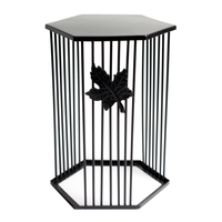 Table d'appoint en métal moderne, élégante et durable, petite étagère de rangement pour salon et salle à manger