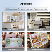Pantalla LCD de Señalización Digital Android de 23.8 Pulgadas con CMS Integrado para Uso en Restaurantes, Ascensores y Centros Comerciales