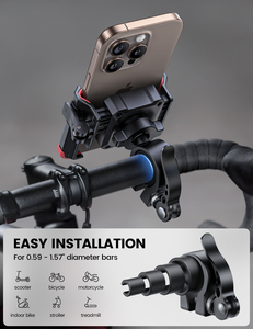 Support de téléphone mains libres Lamicall BP11 pour vélo, fixation rapide 1s, support de moto, <span class=keywords><strong>pince</strong></span> pour navigation GPS de voyage - Product Image 6