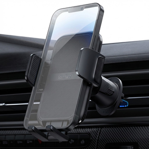 حامل هاتف للسيارة Lamicall STCV01 OEM ODM شديد التحمل، يثبت على فتحة التهوية، مع مشبك وحامل وقاعدة، حماية رباعية القفل لسائقي سيارات الأجرة - Product Image 1
