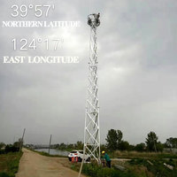 Tour d'antenne de télécommunication cellulaire 30m Gsm
