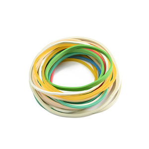 Banda de goma elástica de alta calidad respetuosa con el medio ambiente personalizada, bandas de goma de mezcla de colores naturales de fábrica para la escuela, el hogar y la Oficina - Product Image 5