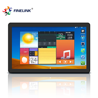 FINELINK Ordinateur Tout-en-Un 15,6 pouces Écran Tactile Capacitif POS Noir Garantie 1 an pour les Entreprises et les Écoles