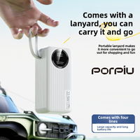 PORPIU haute qualité Portable 60000mah batterie externe intégré LED affichage numérique PD 22.5W Charge rapide pour l'extérieur