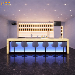Barra de Ónix al por Mayor para Restaurante, Banquete, Club de Vinos, Barra de Hotel Moderna de Lujo Personalizada con Piedra de Alabastro y LED - Product Image 5