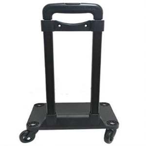 Portable <b>Foldable</b> Metal Telescopic Luggage Cart with Four Wheels-Waterproof Lightweight Durable & Heavy-Duty - Product Image 5