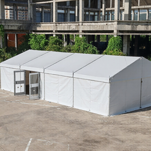 Meilleur <span class=keywords><strong>prix</strong></span> <span class=keywords><strong>Tente</strong></span> <span class=keywords><strong>de</strong></span> réception extérieure en PVC pour événements à vendre avec porte en verre Magasin mobile Cantine - Product Image 4