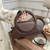 Bolso de Mano para Mujer, Diseño 2026, Asa Redonda, Estilo Retro, Elegante y Único