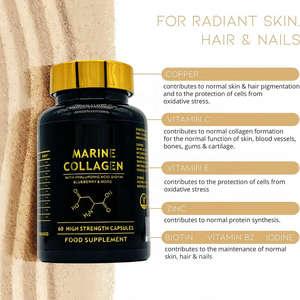 อาหารเสริมคอลลาเจนจากทะเล GMP อาหารเสริมเสริมความงามสารต้านอนุมูลอิสระลดริ้วรอยขวดปรับแต่งได้ - Product Image 4