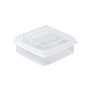 Cheese <b>Container</b> Flip Top Airtight Rectangle <b>Refrigerator</b> Food Storage Box For Butter Garlic Scallion Ginger Condiment - Product Image 5