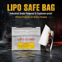 Sac de sécurité pour batterie LiPo, ignifuge et anti-explosion, boîte de rangement de protection de charge de grande taille 215x165x45mm pour RC Dr One FPV