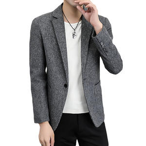 Chaqueta informal <span class=keywords><strong>de</strong></span> talla grande 4XL para Hombre, moda coreana, chaquetas con estampado <span class=keywords><strong>de</strong></span> pata <span class=keywords><strong>de</strong></span> gallo, traje <span class=keywords><strong>de</strong></span> un solo botón, Tops, prendas <span class=keywords><strong>de</strong></span> vestir exteriores - Product Image 6
