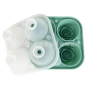 Molde de Silicona para Cubitos de Hielo con Forma de Rosa, Creativo, de Grado Alimenticio, Fácil de Desmoldar, para Bebidas Frías, Caja de Hielo para Whisky - Product Image 6
