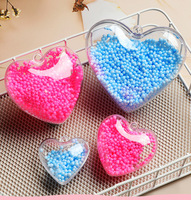 Boîte à bonbons transparente en forme de cœur pour les cadeaux de mariage, emballage de cadeaux, boîte de décoration en forme de cœur