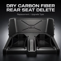 Kit de suppression de sièges arrière en fibre de carbone sèche style R pour l'amélioration de l'intérieur de voiture, ajustement parfait pour G8X F8X E92 M2 M3 M4