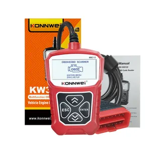 شنتشن مصنع عالمي KONNWEI KW310 OBDII EOBD CAN تشخيص أداة مسح ضوئي escaner automotriz لاصحاب السيارات