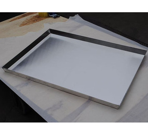 Plateau de cuisson en aluminium et acier inoxydable de qualité alimentaire 600x400 600x800 pour la cuisson au four, la congélation, le refroidissement et la cuisson - Product Image 4