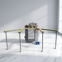 Machine de sertissage d'angle pour fenêtres en aluminium certifiée PARKER, à commande PLC, 380V, 2.2Kw, garantie 3 ans, facile à utiliser