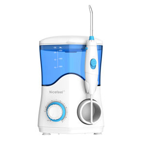 Flosser air Aquarius profesional untuk kawat gigi gusi gigi perawatan gigi daya listrik dengan 10 pengaturan 7 ujung untuk beberapa pengguna - Product Image 2