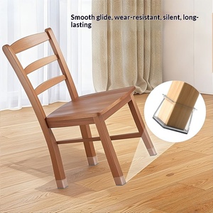 Protège-pieds <span class=keywords><strong>de</strong></span> table et <span class=keywords><strong>de</strong></span> <span class=keywords><strong>chaise</strong></span> en TPE transparent avec des caractéristiques silencieuses et résistantes à l'usure - Product Image 2